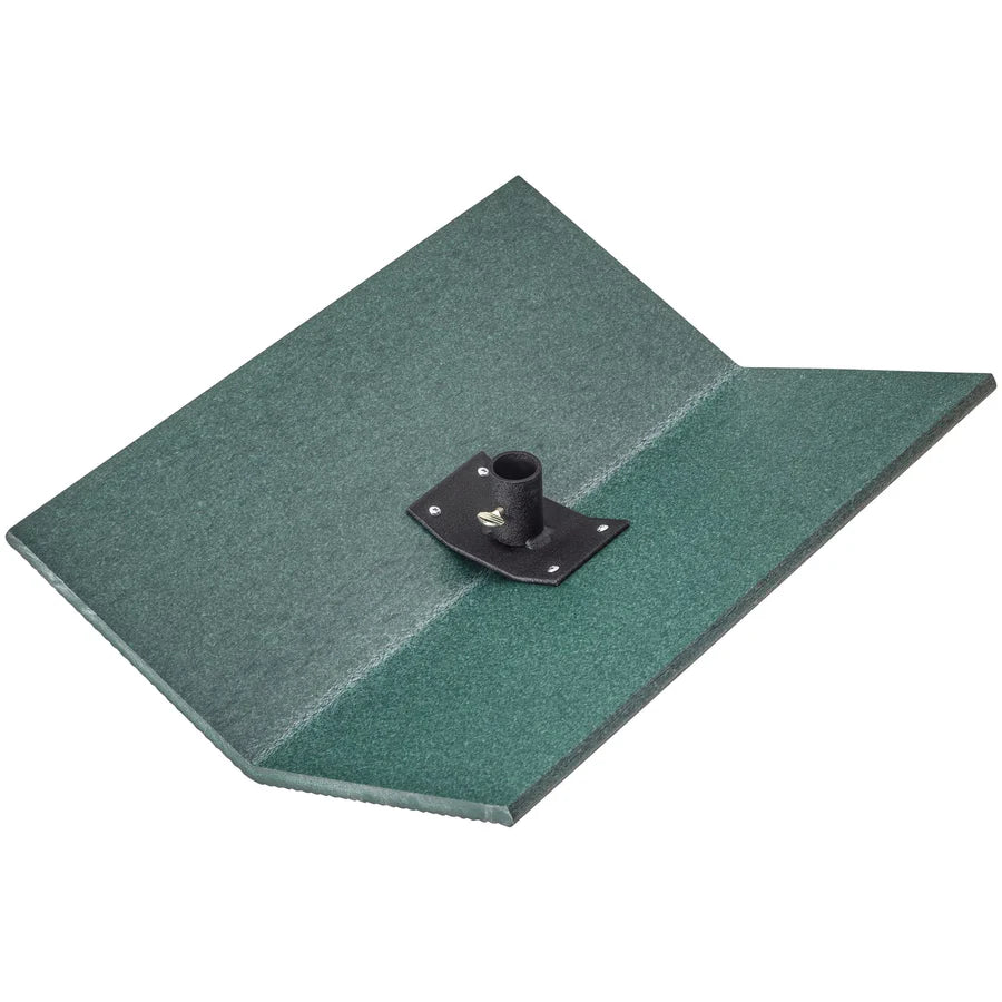 Roof Tray Topper With Flange in Green Recycled Plastic