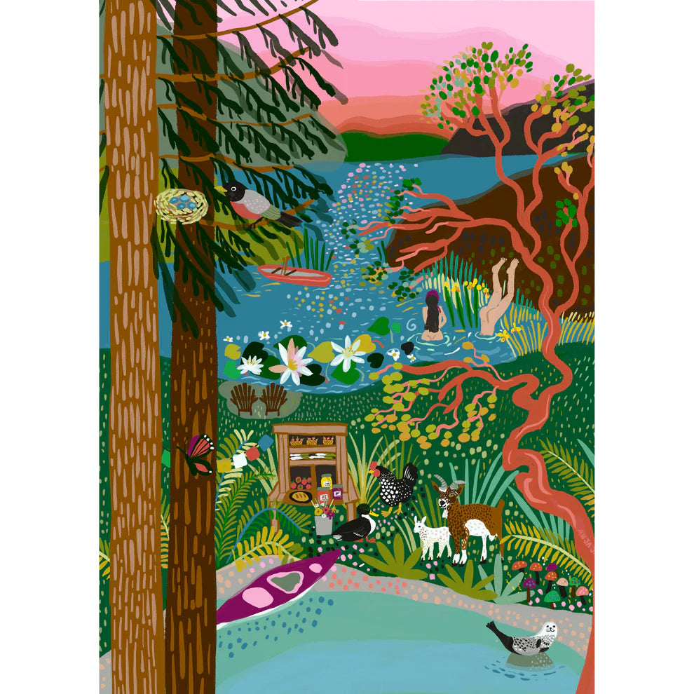 Salt Spring Island Swim 1000pc Puzzle