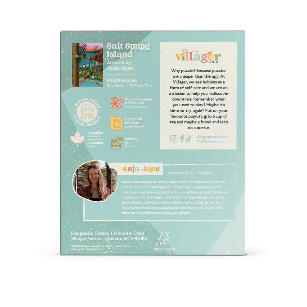 Salt Spring Island Swim 1000pc Puzzle