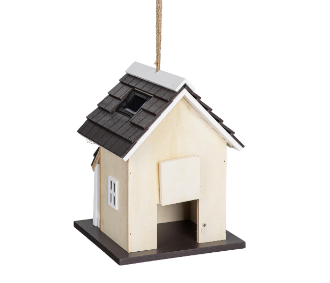 Bird Bungalow Solar Birdhouse