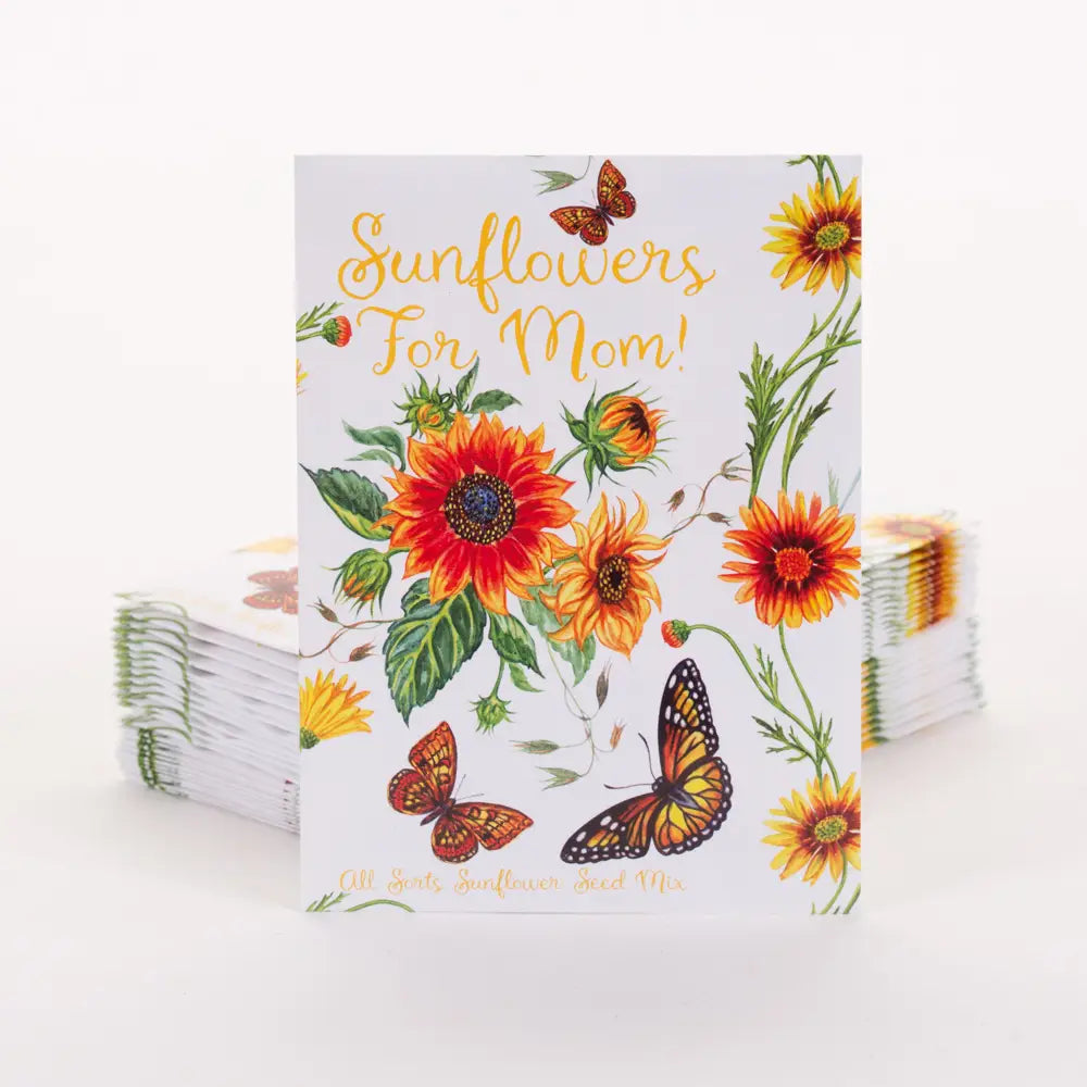 Sunflowers For Mom - All Sorts Sunflower Seed Packets