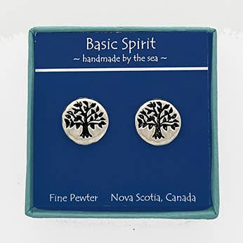 Tree of Life Studded Earrings