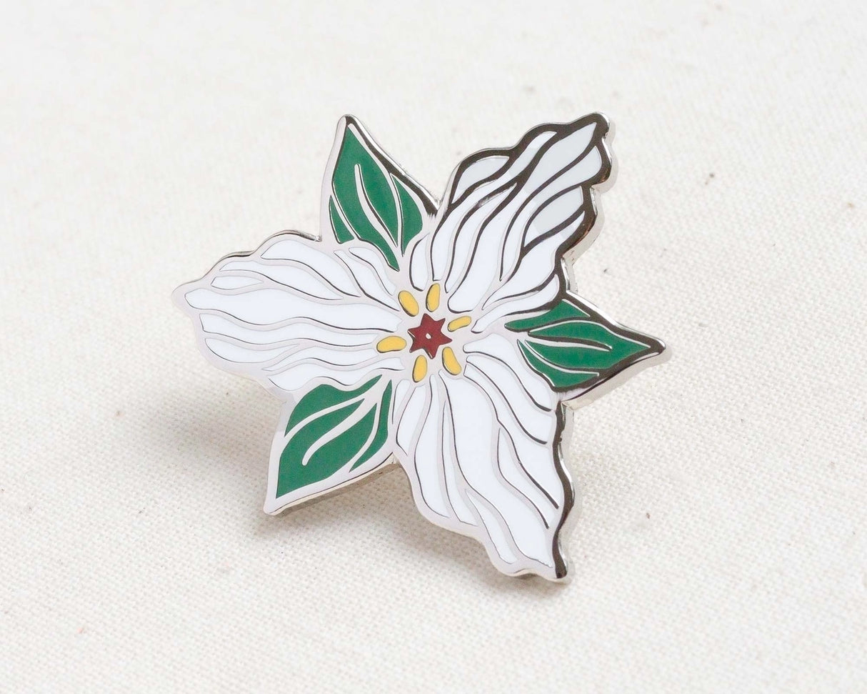 Trillium Enamel Pin