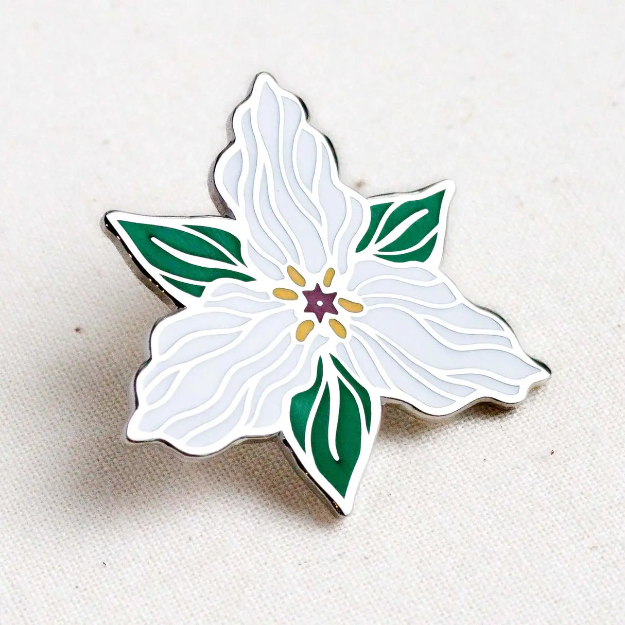Trillium Enamel Pin
