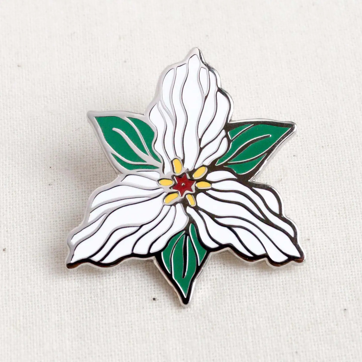Trillium Enamel Pin