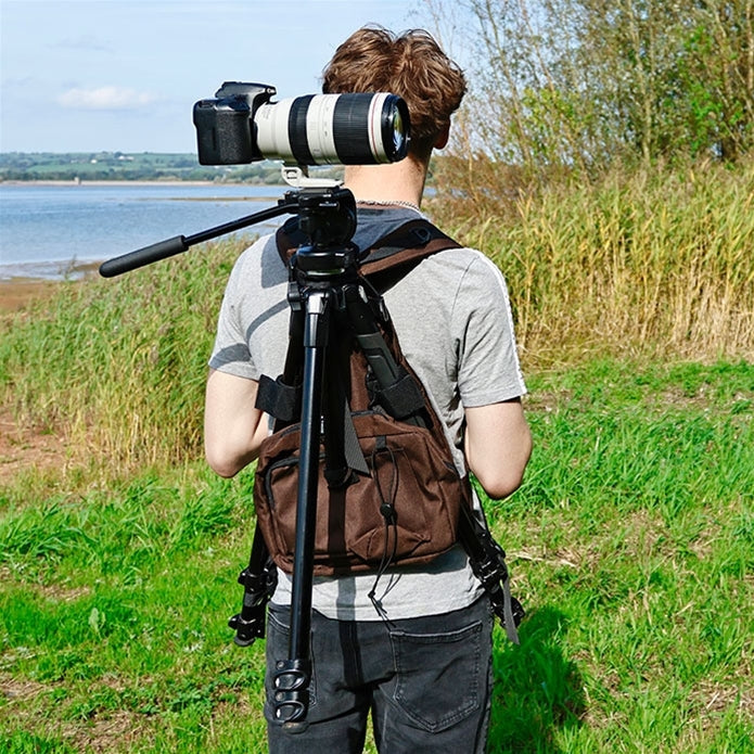 Tripac Tripod Harness & Accessory Pack, Brown