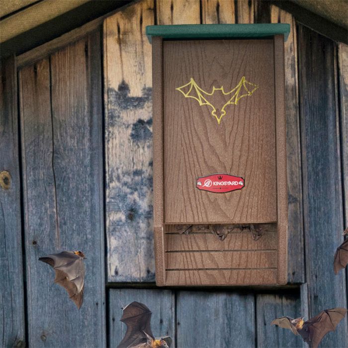 Unique Design Bat House, Brown