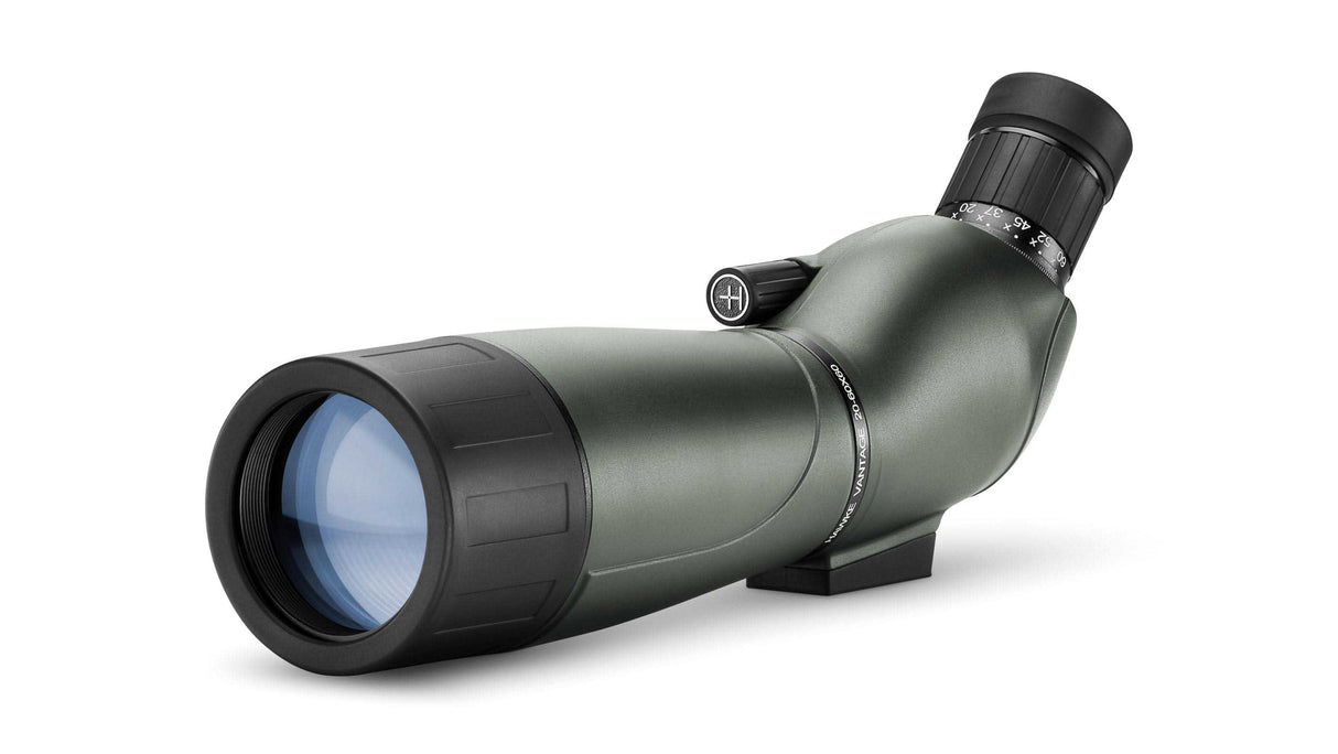 Vantage 20-60X60 Angled Spotting Scope Kit, Green and Black