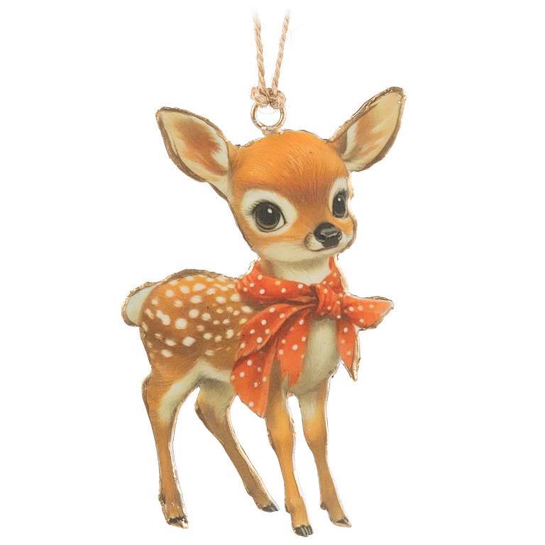 Vintage Fawn Ornament
