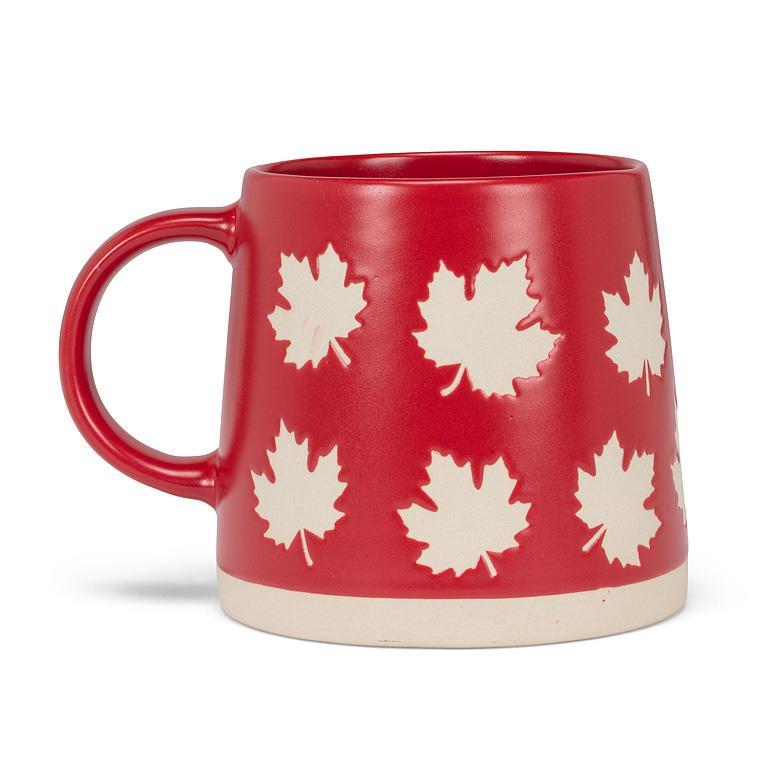 Wide Base Maple Leaf Mug
