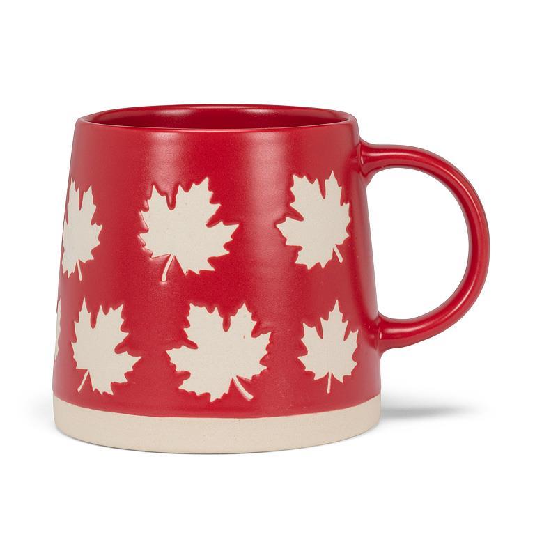 Wide Base Maple Leaf Mug