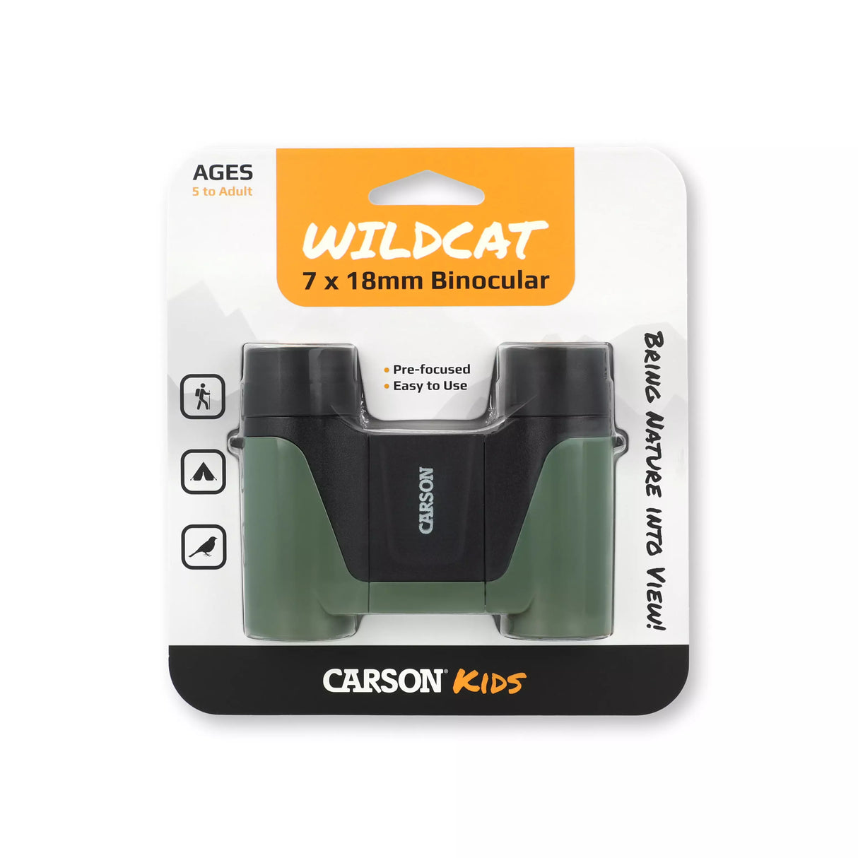 Wildcat 7x18mm Focus Free Binoculars for Kids
