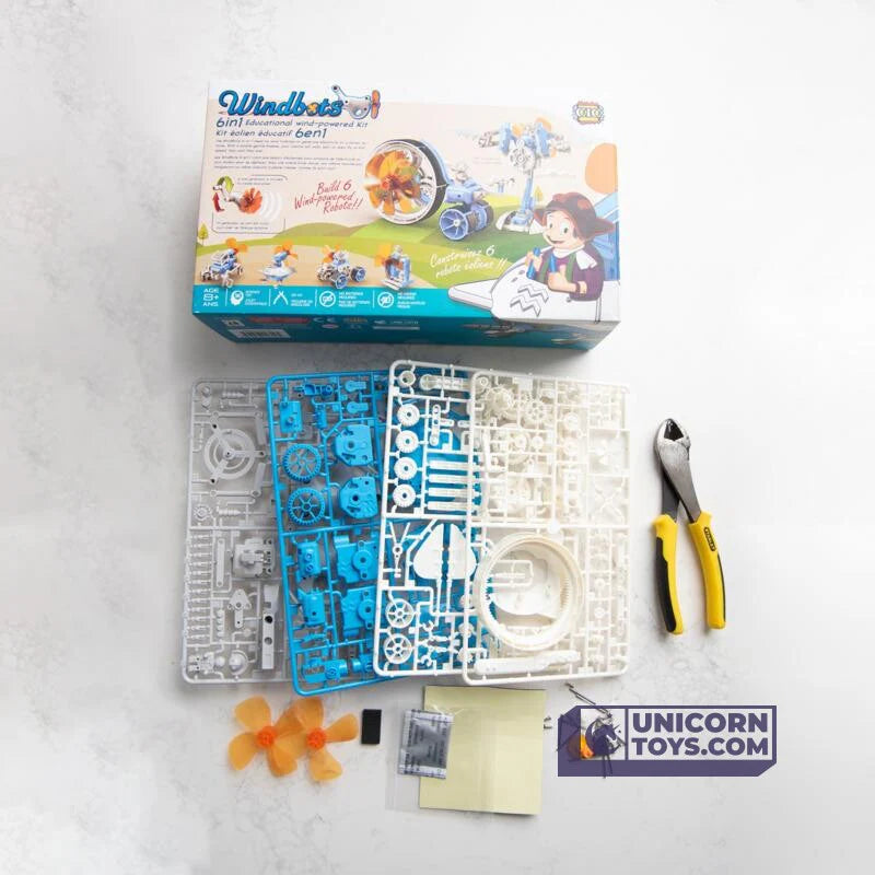 Windbots 6 in 1 Educational Wind-powered Science Kit