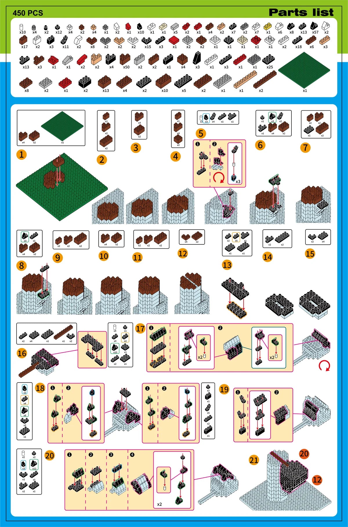 Woodpecker Mini Building Blocks Set
