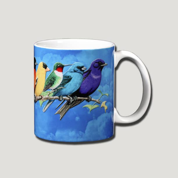 Songbird Spectrum Bird 11 oz Ceramic Mug