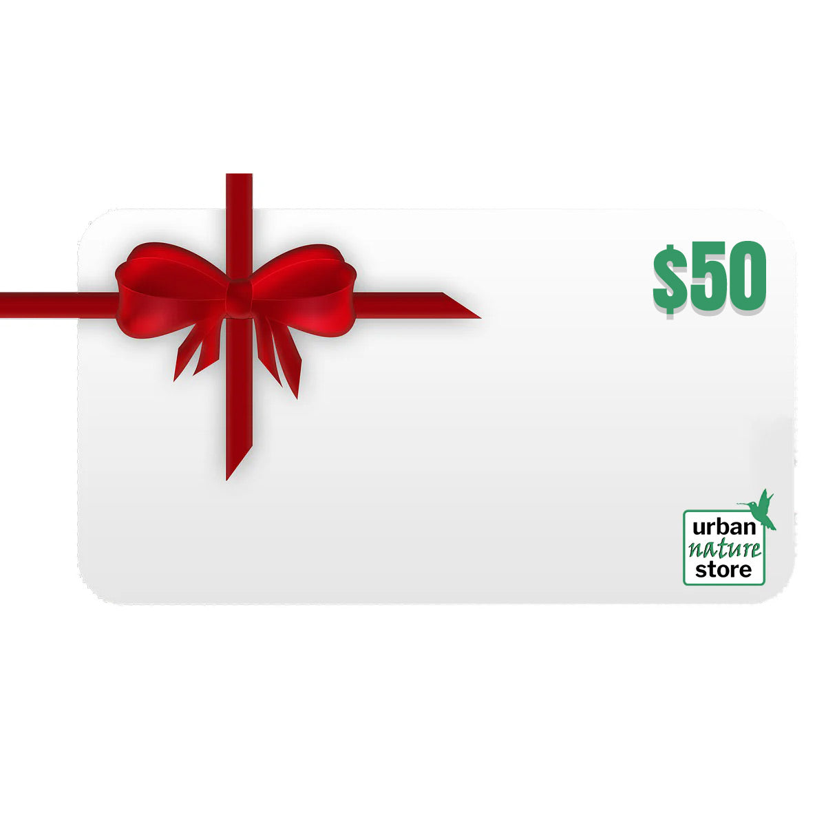 Urban Nature Store Gift Card, $50 (Holiday Savings, $5 Bonus Dollars)