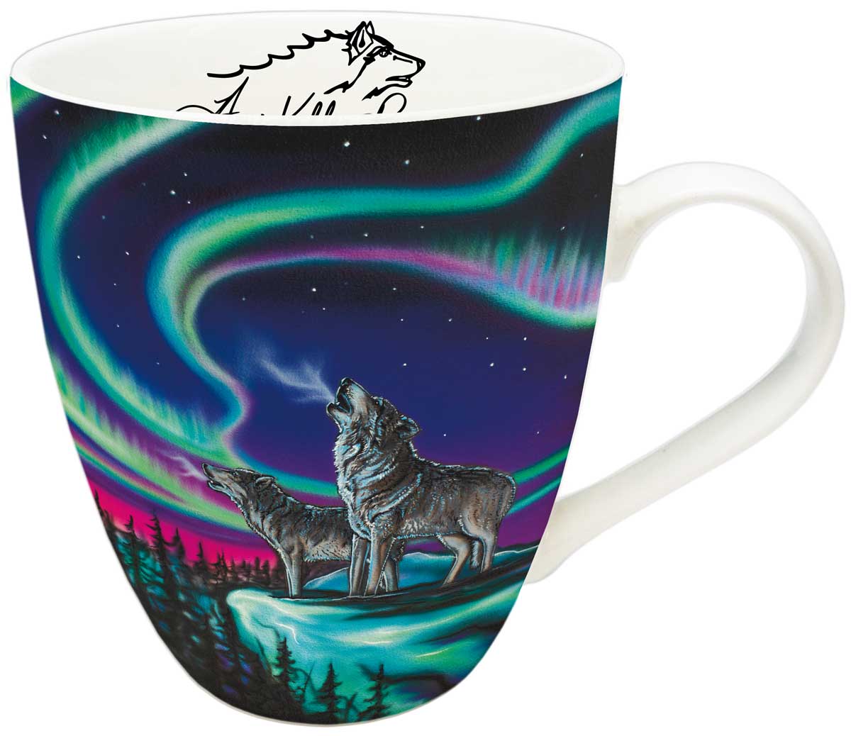 Sky Dance Wolf Song Mug 18oz