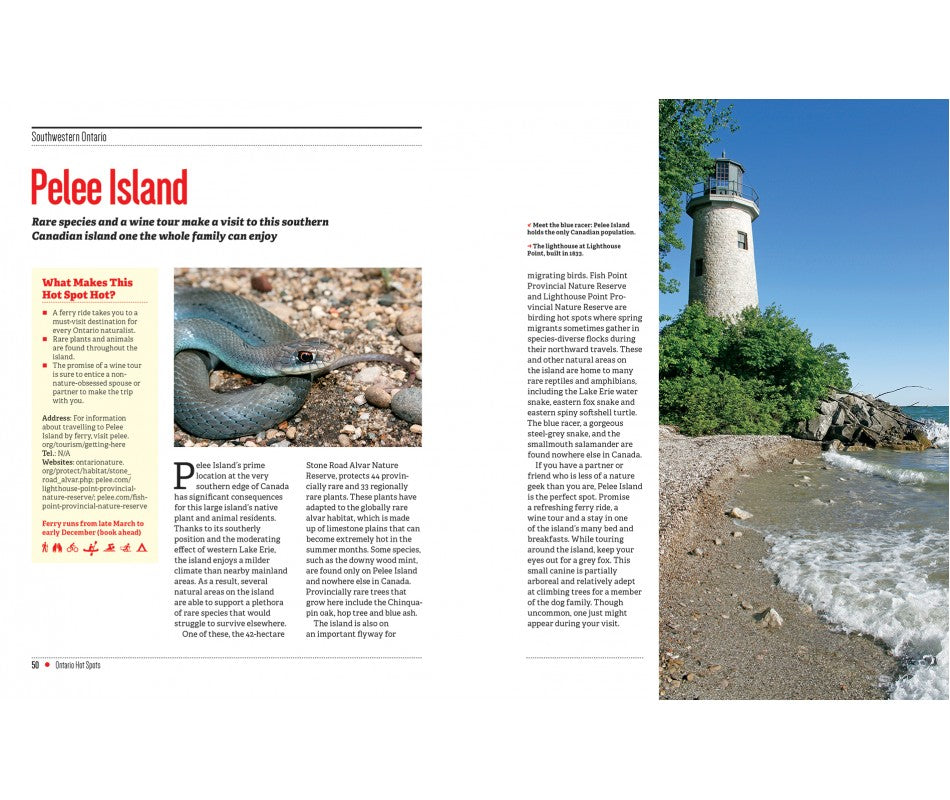 125 Nature Hot Spots in Ontario