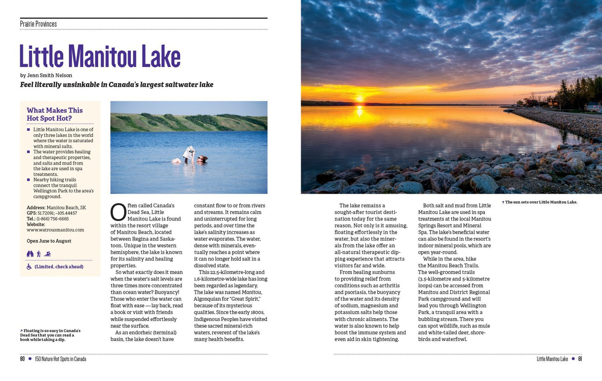 150 Nature Hot Spots in Canada