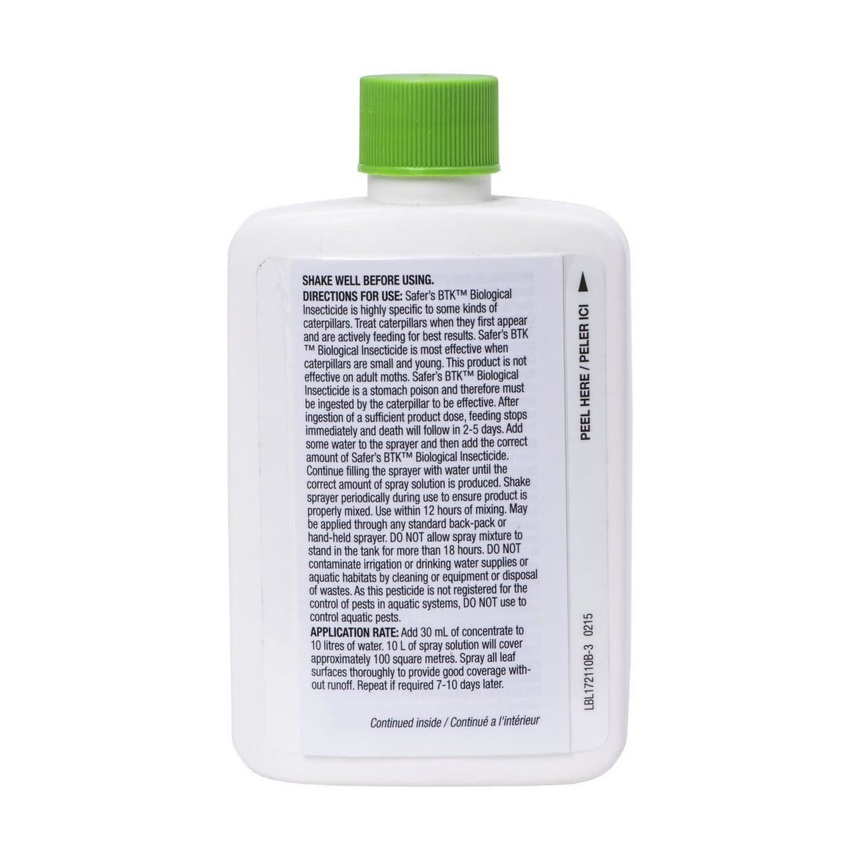 Safer's BTK Caterpillar Killer 100mL Concentrate