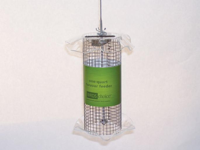 1 Quart Sunflower Forever Feeder: Clear Top and Bottom