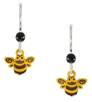 Sienna Sky Yellow Black Bumblebee Filigree Drop Earrings