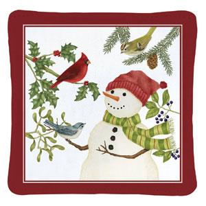 Spiced Mug Mat: Snowman & Cardinal