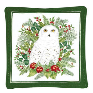 Spiced Mug Mat: Christmas Owl