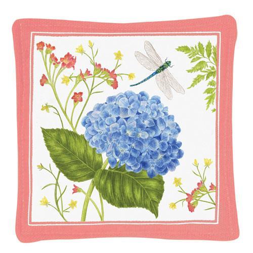 Spiced Mug Mat: Hydrangea w/Dragonfly