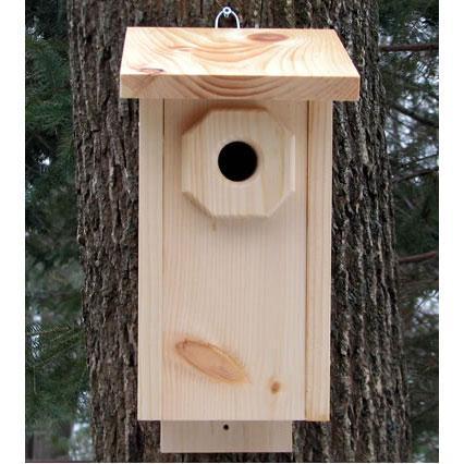 Handmade Chickadee Birdhouse
