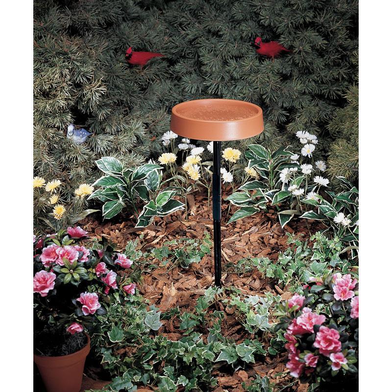 Allied Precision 12-Inch Heated Bird Bath w/Metal Stand