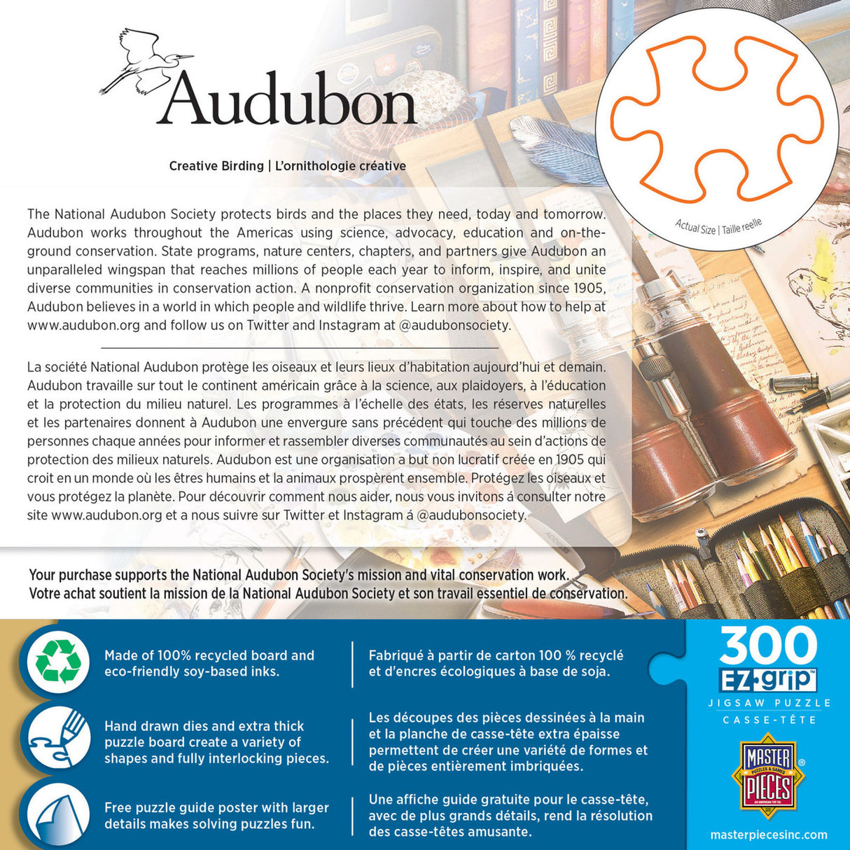 Audubon Creative Birding 300pc Puzzle