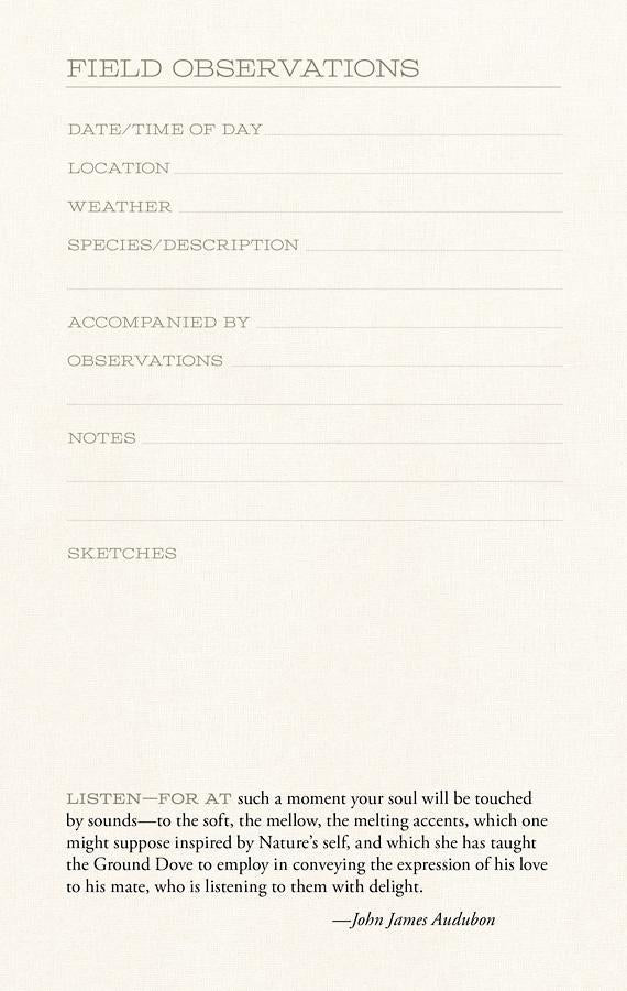 Audubon Birder's Journal