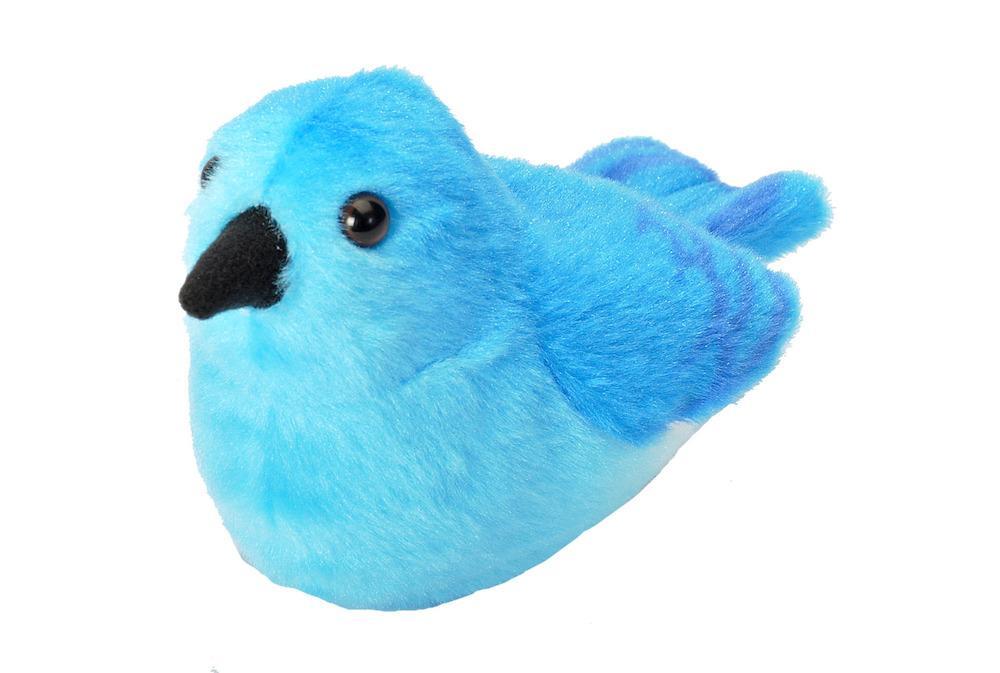 Audubon II Singing Plush Bird - Mountain Bluebird