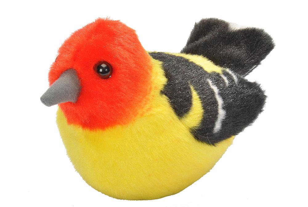 Audubon II Singing Plush Bird - Western Tanager