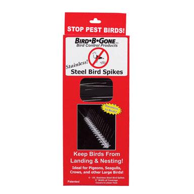 Stainless Steel Bird Spikes, 6 ft.