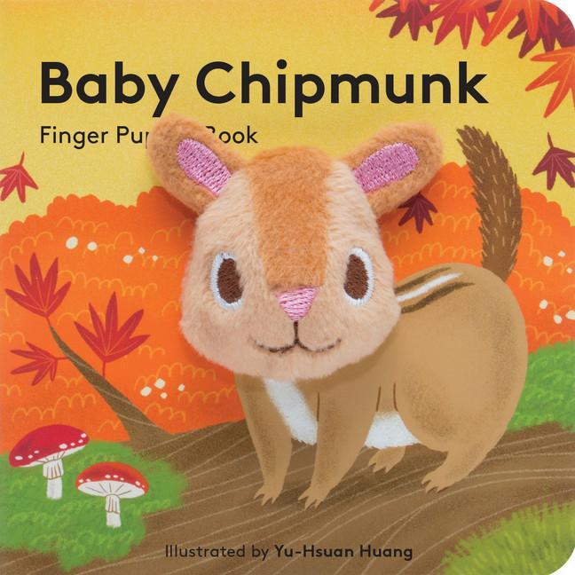 Baby Chipmunk Finger Puppet Book