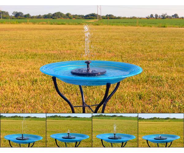 Backyard Essentials Solar Birdbath Bubbler