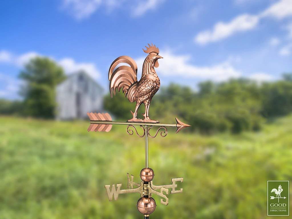 Bantam Rooster Weathervane, Pure Copper