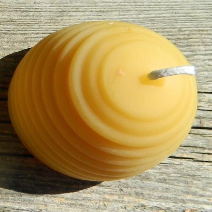 Beeswax Large Beehive Candle, Made in Canada