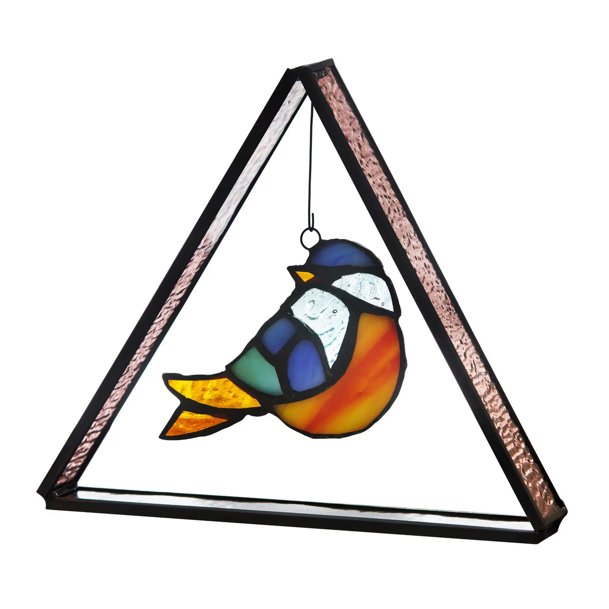 Bubba the Bluebird Standing Triangle Suncatcher, 6-Inch (Store Pickup Only)