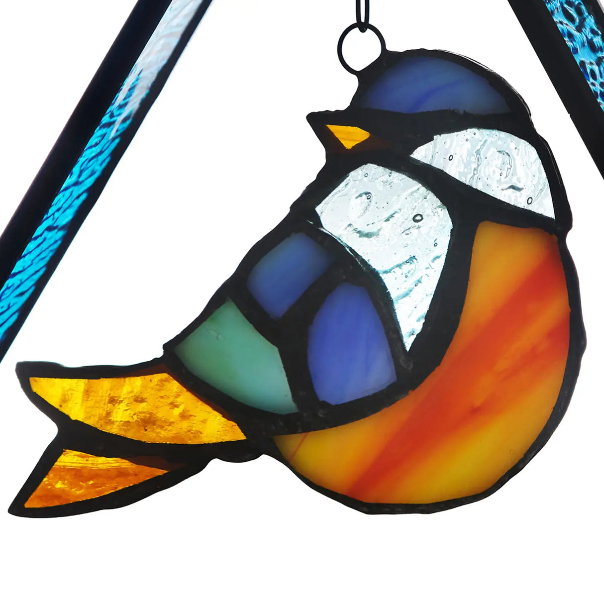 Bubba the Bluebird Standing Triangle Suncatcher, 6-Inch (Store Pickup Only)