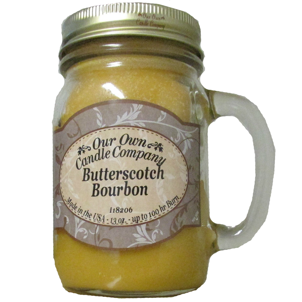 Butterscotch Bourbon Mason Candle