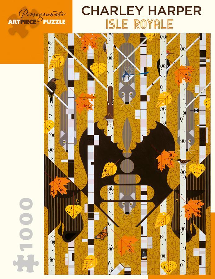 Charley Harper Isle Royale 1000-Piece Jigsaw Puzzle