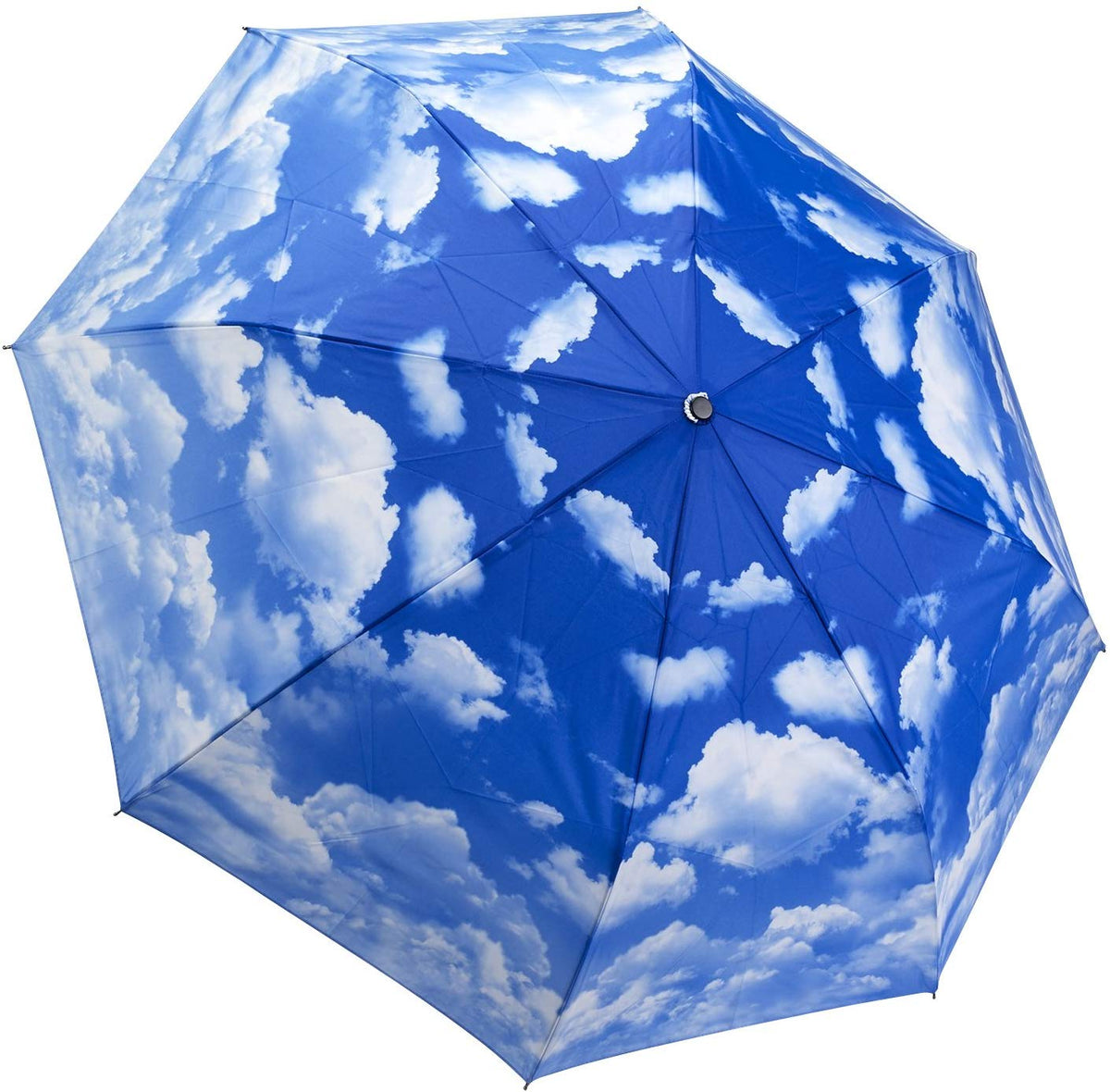 Clear Skies Reverse Close Folding Umbrella