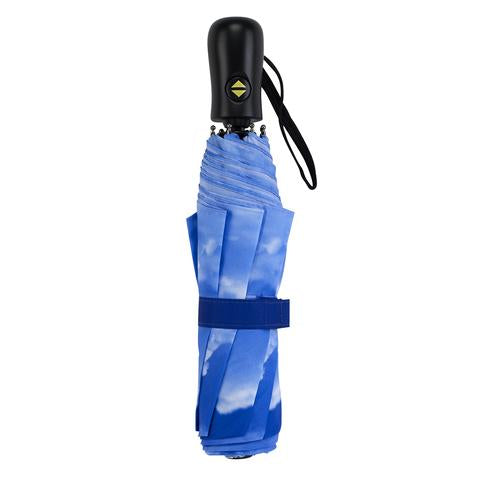 Clear Skies Reverse Close Folding Umbrella