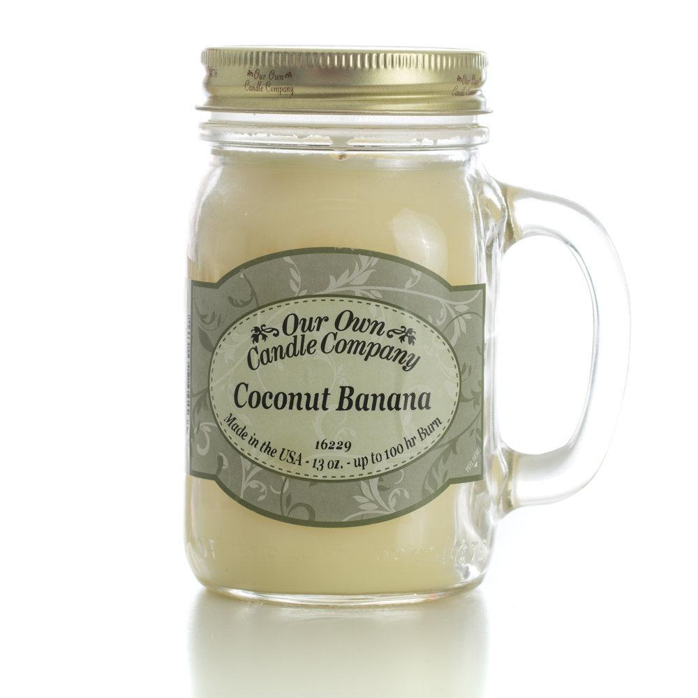 Coconut Banana Mason Jar Candle