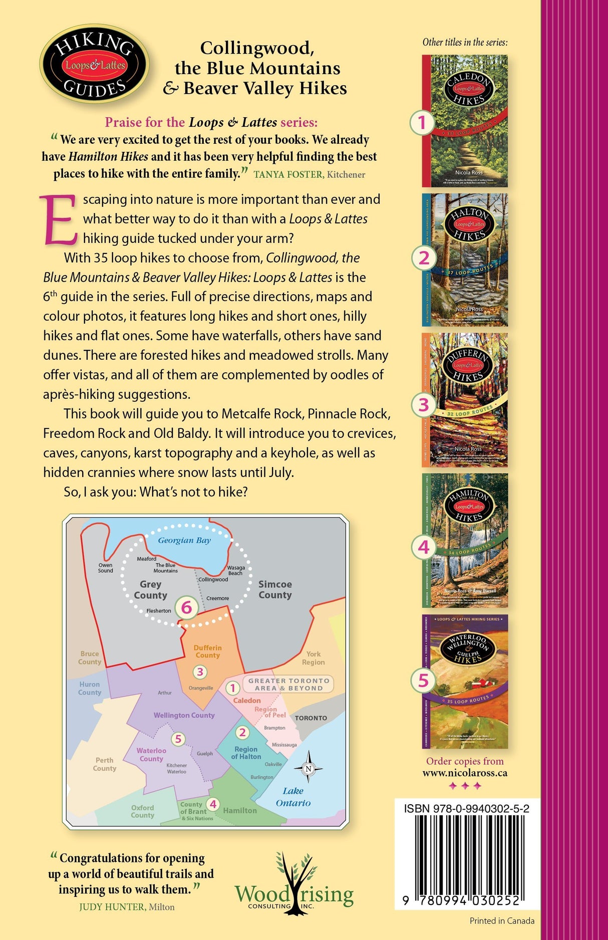 Collingwood, the Blue Mountains and Beaver Valley Hikes