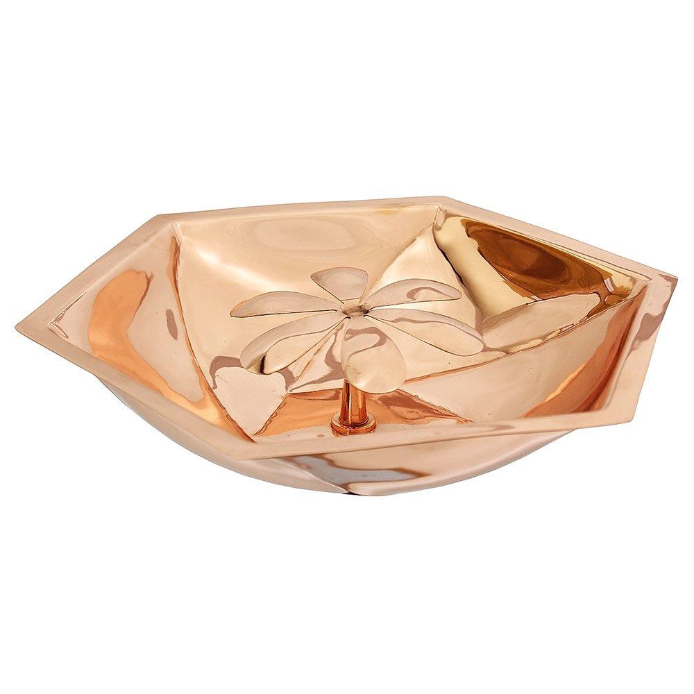 Copper Bee Fountain & Birdbath with Stake