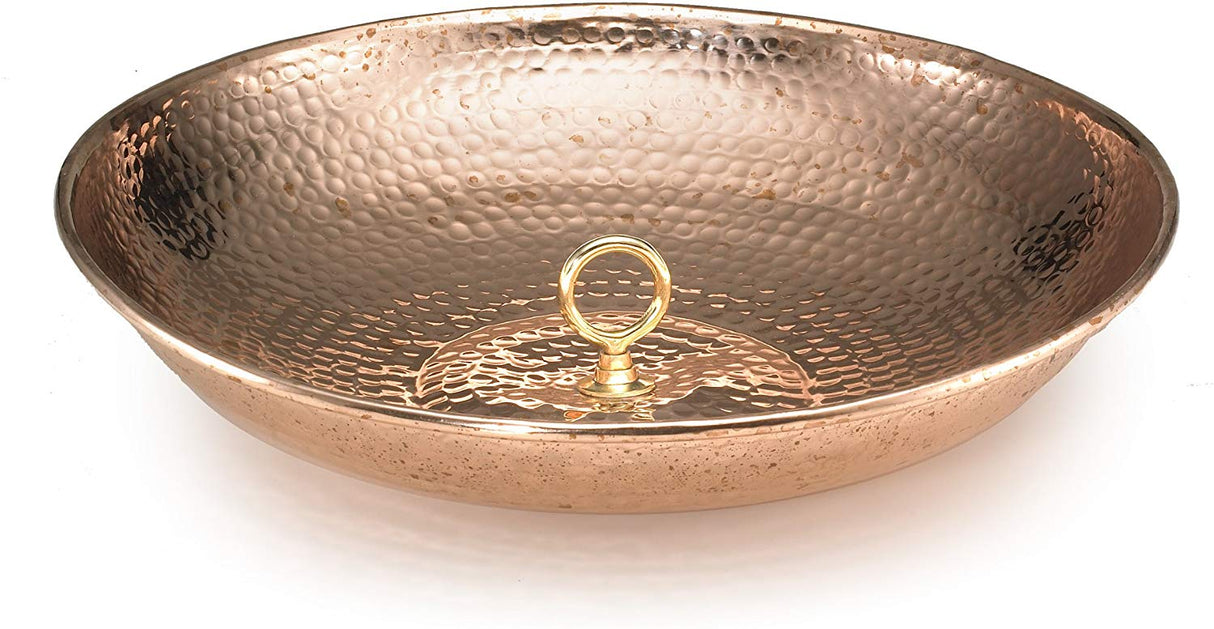 Copper Rain Chain Basin, Polished Finish
